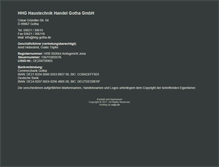 Tablet Screenshot of hhg-gotha.de